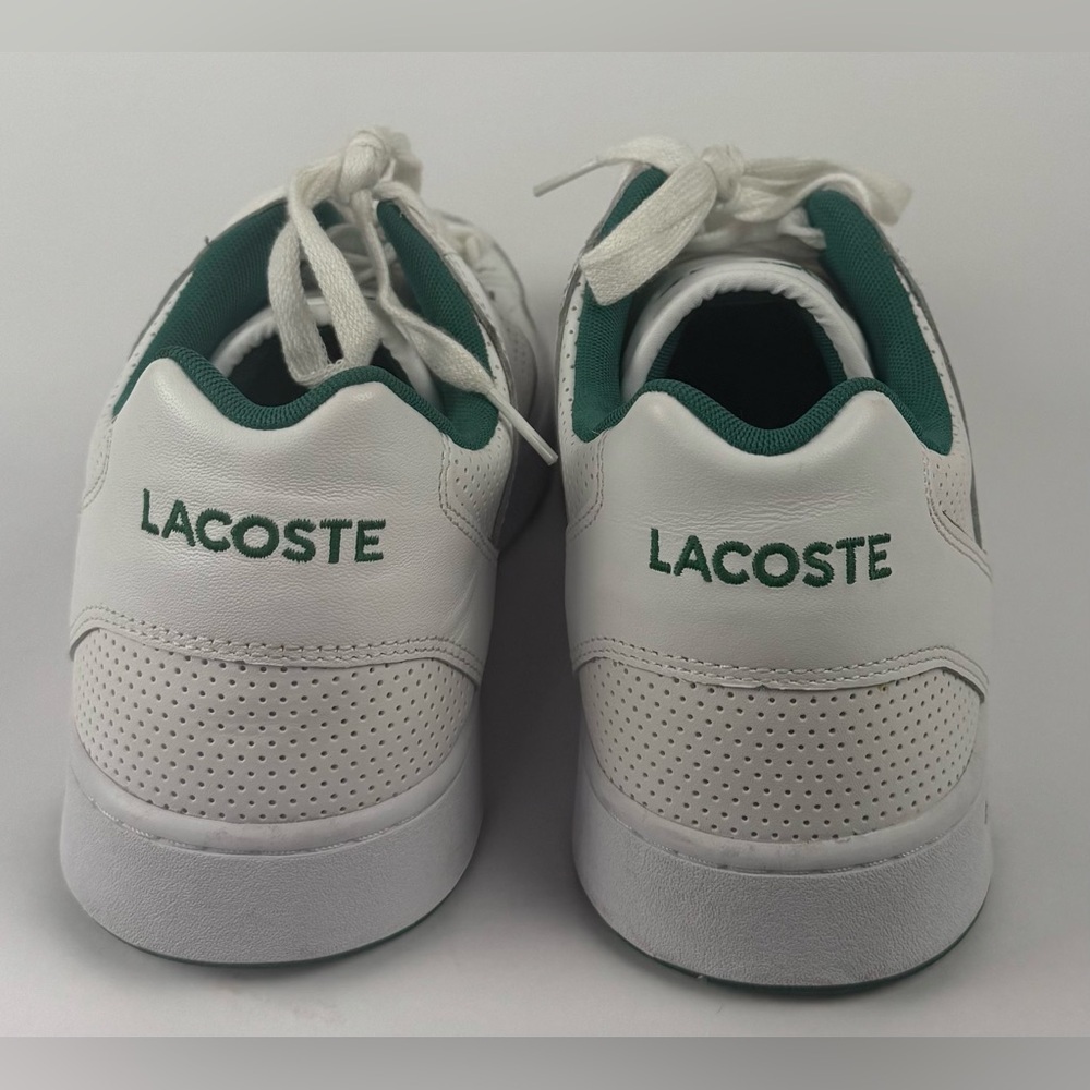 Lacoste Thrill 319 1 US SMA White Leather Sneakers Men’s Size 12 - Picture 5 of 12